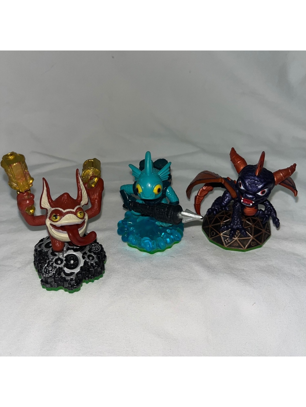Skylanders Spyro’s Adventure Starter Figures Lot Gill Grunt Trigger Happy Spyro